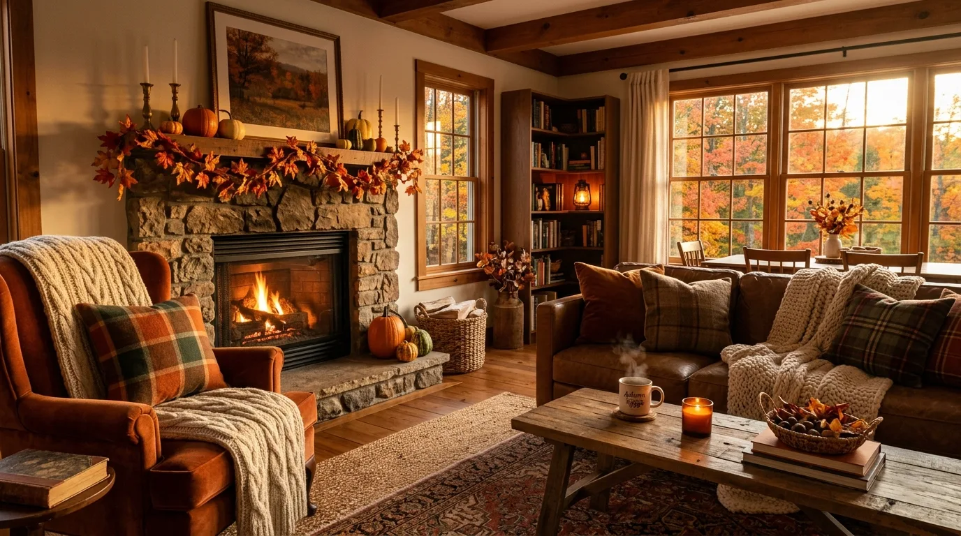 Finish with a house that feels calm cozy and autumn ready inspiration for a fall home interior.